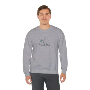 Floral Easter Bunny Sweatshirt - Embroidered - Dipaliz - Sweatshirts