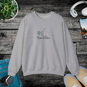 Floral Easter Bunny Sweatshirt - Embroidered - Dipaliz - Sweatshirts