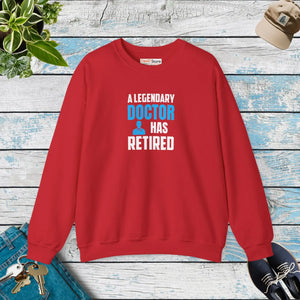 Legendary Doctor Retired Crewneck Sweatshirt - Sweatshirts