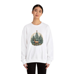 Festive Rudolf Crewneck Sweatshirt - Gifts for Her - Dipaliz - Sweatshirts