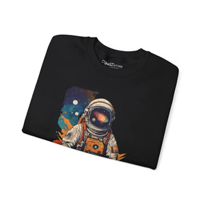 Vibrant Astronaut Crewneck Sweatshirt - Unisex Heavy Blend - Dipaliz - Sweatshirts
