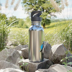 Custom Cricket Player Stainless Steel Water Bottle - Dipaliz - Bottles