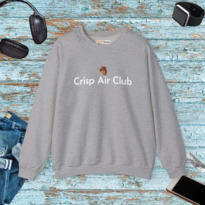 Crisp Air Club Cozy Unisex Crewneck - Ethically Sourced - Dipaliz - Sport Grey / s - Sweatshirts