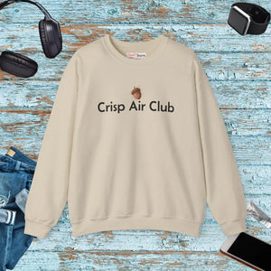 Crisp Air Club Cozy Unisex Crewneck - Ethically Sourced - Dipaliz - Sand / s - Sweatshirts
