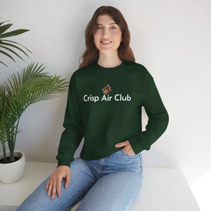 Crisp Air Club Cozy Unisex Crewneck - Ethically Sourced - Dipaliz - Sweatshirts