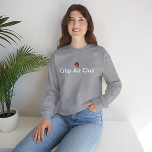 Crisp Air Club Cozy Unisex Crewneck - Ethically Sourced - Dipaliz - Sweatshirts