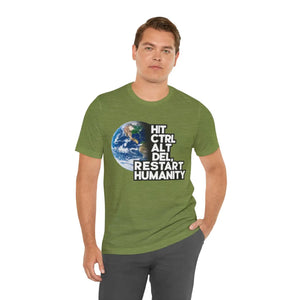 Soft Jersey Short Sleeve - Hit Control Alt Delete Tee - Dipaliz - T-shirts