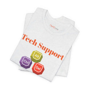T-shirt - Tech Support Tee - Ctrl Alt Del Short Sleeve - Dipaliz