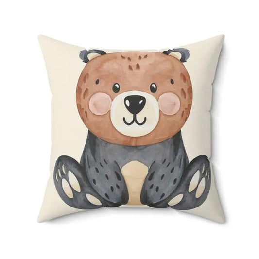 Snuggle with Spun Polyester Cute Bear Throw Pillows - 20’’ × Home Decor