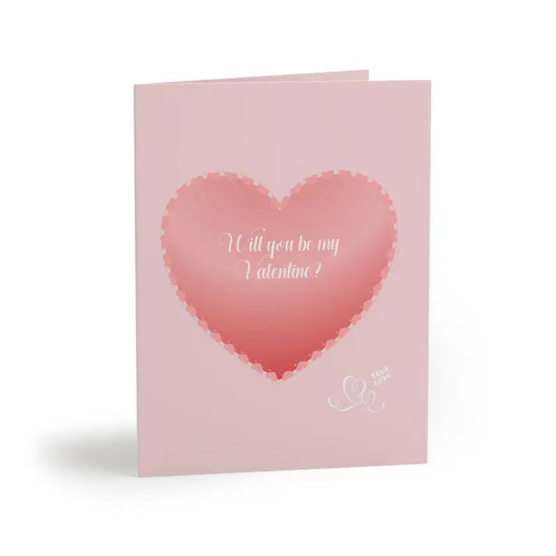 Love-struck Greeting Cards: Say ?Will you be my Valentine - 16 Pcs / Matte / 4.25” x 5.5” Paper Products