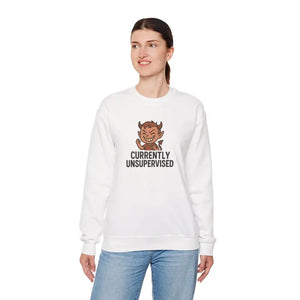 Unsupervised Sweatshirt Funny Crewneck Cozy Comfort - Dipaliz - Sweatshirts