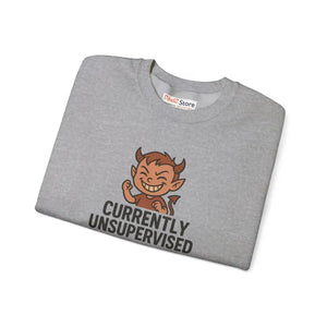 Unsupervised Sweatshirt Funny Crewneck Cozy Comfort - Dipaliz - Sweatshirts