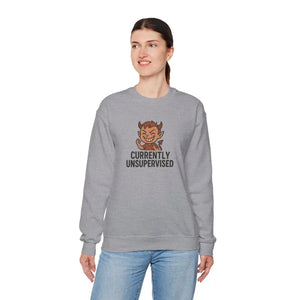 Unsupervised Sweatshirt Funny Crewneck Cozy Comfort - Dipaliz - Sweatshirts