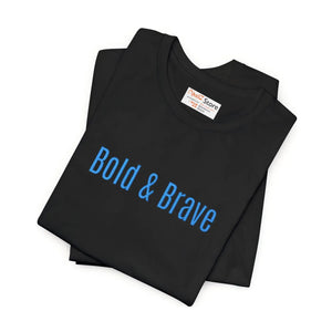Custom Brave White Tee – Cotton Graphic - Dipaliz - T-shirts - s