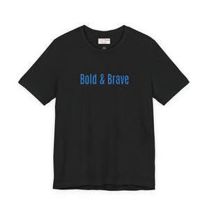 Custom Brave White Tee – Cotton Graphic - Dipaliz - T-shirts - s