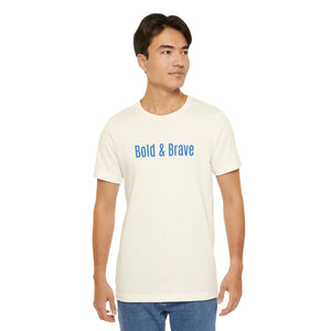 Custom Brave White Tee – Cotton Graphic - Dipaliz - T-shirts - s