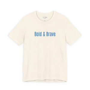 Custom Brave White Tee – Cotton Graphic - Dipaliz - T-shirts - s