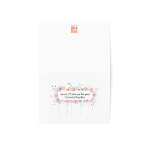 Custom Funny Floral Greeting Card Mother’s Day - Dipaliz - Cards