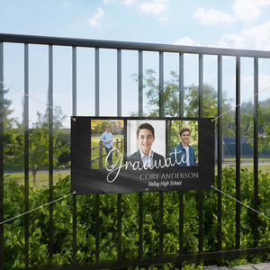 Custom Graduate Photo – Vinyl Senior Graduation Sign - Dipaliz - Banners