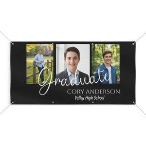 Custom Graduate Photo – Vinyl Senior Graduation Sign - Dipaliz - Banners