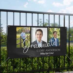 Custom Graduate Photo – Vinyl Senior Graduation Sign - Dipaliz - Banners
