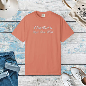 Custom Grandma Tee - Garment Dyed Comfort Shirt - Dipaliz - Terracotta / m - T-shirt