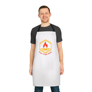 Custom Logo Chef Apron with Colorful Straps, Personalized Bbq & Cooking - Aprons