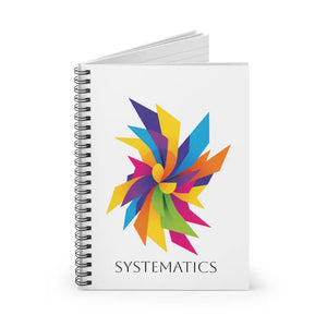Custom Spiral Notebook - Colorful Geometric Pinwheel Design - Dipaliz - one Size - Paper Products