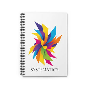 Custom Spiral Notebook - Colorful Geometric Pinwheel Design - Dipaliz - one Size - Paper Products