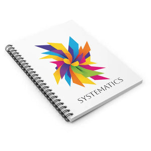 Custom Spiral Notebook - Colorful Geometric Pinwheel Design - Dipaliz - one Size - Paper Products