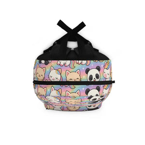 Cute Animal Backpack Unicorn Print Bag Adorable Cat Rainbow - Dipaliz - one Size - School Backpacks