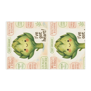 Whimsical Artichoke Charm – Cotton Linen Blend - Dipaliz - Kitchen Towels