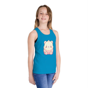 Vibrant Kid’s Jersey Tank - Elephant Summer Tee - Dipaliz - Tops