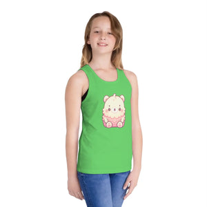 Vibrant Kid’s Jersey Tank - Elephant Summer Tee - Dipaliz - Tops