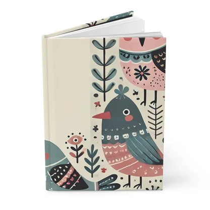 Cute Bird Hardcover Journal Matte - your New Stylish Companion - Paper Products