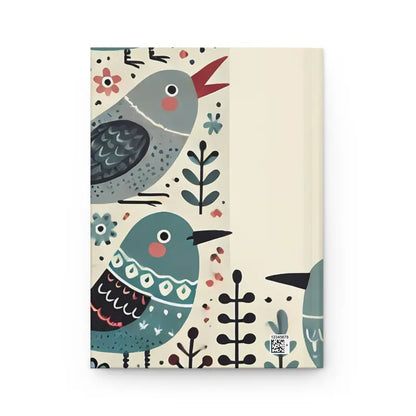 Cute Bird Hardcover Journal Matte - your New Stylish Companion - Paper Products