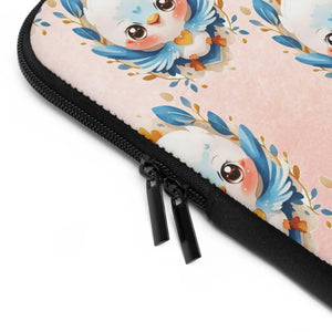Sleek Black Polyester Laptop Sleeve - Dual Zipper - Dipaliz - Bags