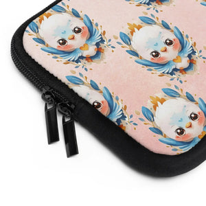 Sleek Black Polyester Laptop Sleeve - Dual Zipper - Dipaliz - Bags
