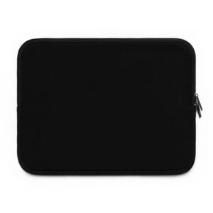 Sleek Black Polyester Laptop Sleeve - Dual Zipper - Dipaliz - Bags