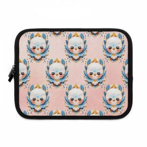Sleek Black Polyester Laptop Sleeve - Dual Zipper - Dipaliz - Bags