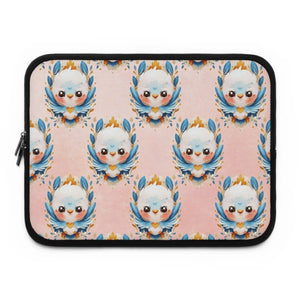 Sleek Black Polyester Laptop Sleeve - Dual Zipper - Dipaliz - Bags