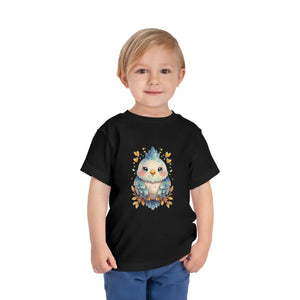 Cute Bird Toddler Tee - Feathery Short Sleeve - Dipaliz - Baby & Tops