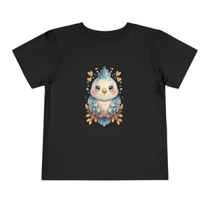 Cute Bird Toddler Tee - Feathery Short Sleeve - Dipaliz - Baby & Tops