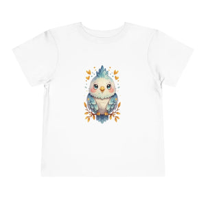 Cute Bird Toddler Tee - Feathery Short Sleeve - Dipaliz - Baby & Tops