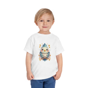 Cute Bird Toddler Tee - Feathery Short Sleeve - Dipaliz - Baby & Tops