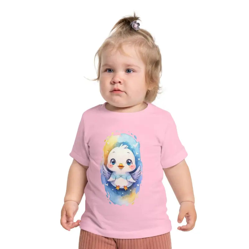 Adorable Cute Birdie Toddler Tee - Soft Cotton Comfort - Pink / 3-6m Kids Clothes