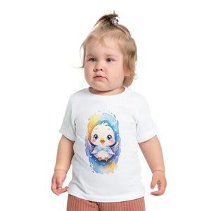 Cute Birdie Toddler Tee - Soft Cotton Top - Dipaliz - White / 3-6m - Baby & Tops
