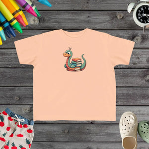 Cute Bookworm Toddler Tee - Adorable Snail Design - Dipaliz - T-shirts