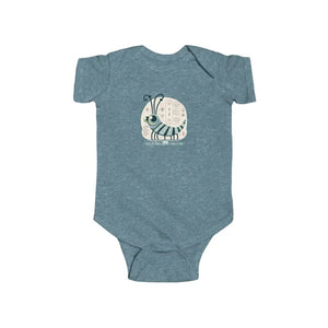 Cute Bug Baby Bodysuit - Whimsical Print Shower Present - Dipaliz - Vintage Indigo / 12m - One-pieces
