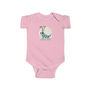 Cute Bug Baby Bodysuit - Whimsical Print Shower Present - Dipaliz - Pink / Nb (0-3m) - One-pieces